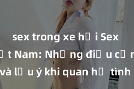 sex trong xe hơi Sex bà bầu Việt Nam: Những điều cần biết và lưu ý khi quan hệ tình dục trong thai kỳ